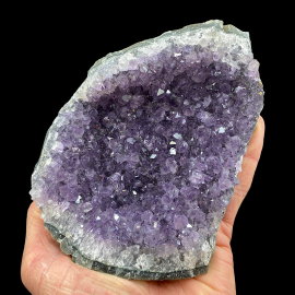 Ametyst - Szczotka Kryształów 500g - 15 x 10 x 2 cm