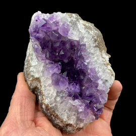 Wyjatkowy Ametyst - Stojąca Szczotka 500 g. - 10 x 8 x 5 cm