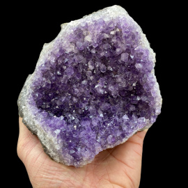 Ametyst na chalcedonie – Urugwaj 620g. 13 x 13cm