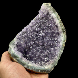Ametyst na chalcedonie – Urugwaj 580g. 14 x 11cm