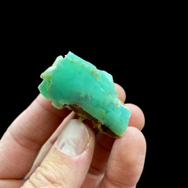 Chryzopraz Szklary - Polerowana Płytka - 20 g. 4 x 3 cm