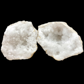 Geoda Kwarcowa - Komplet - 2 Połówki - 3,4 kg