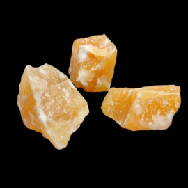 Kalcyt Pomarańczowy Meksyk - Bryłka Średnia 40-60g