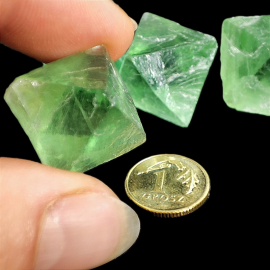 Fluoryt - Naturalny Ośmioscian - 2,5cm, (10g) - Mix. 1szt